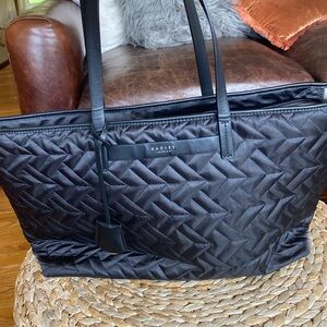 Radley London quilted black large tote bag
